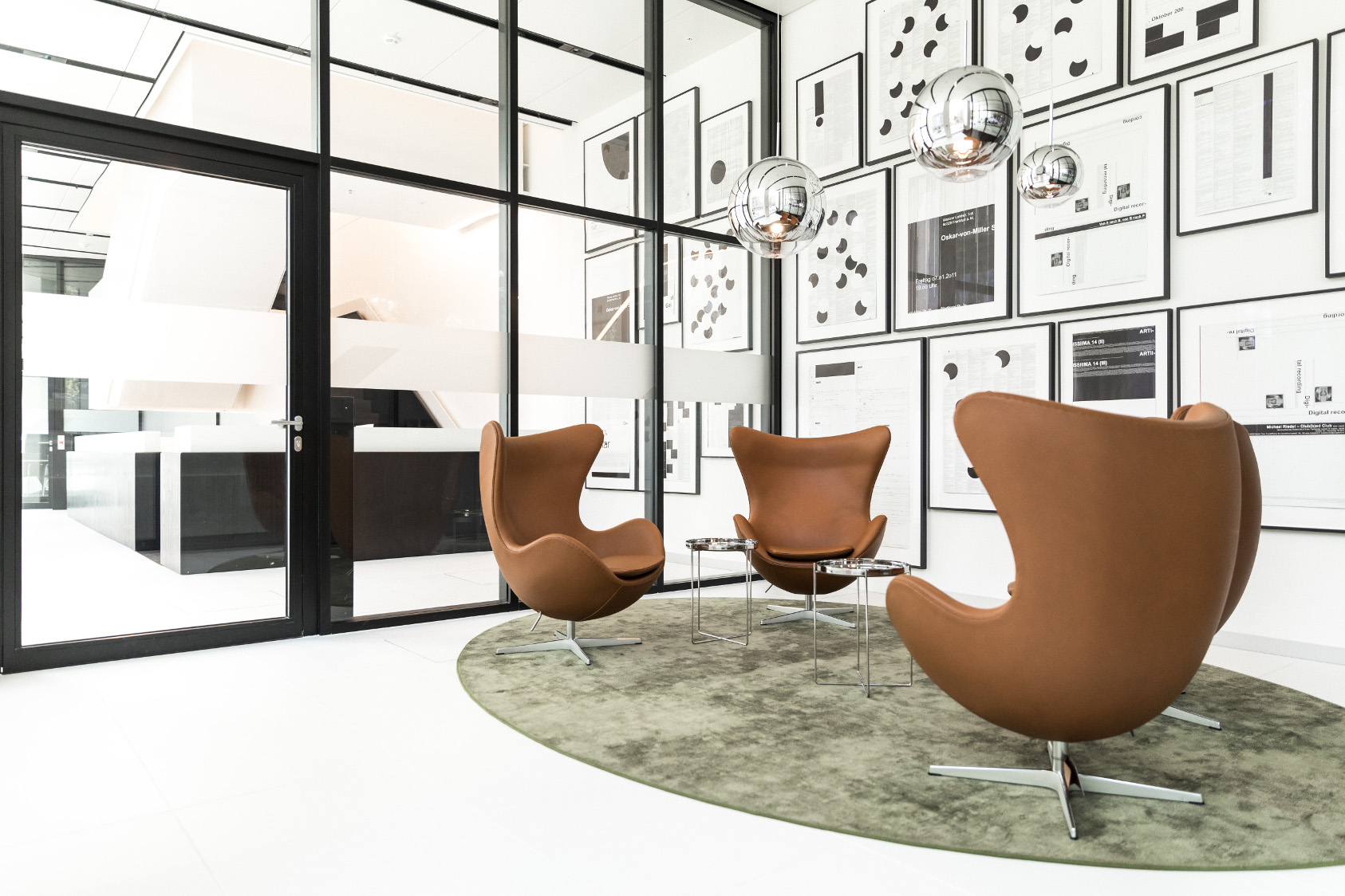 Welcome area on ground floor
