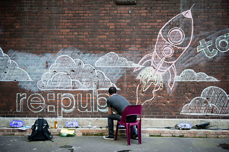 Wandgestaltung re:publica TEN