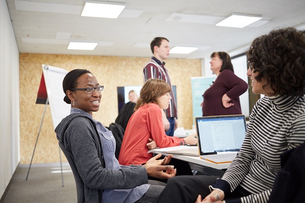Mentees during a workshop