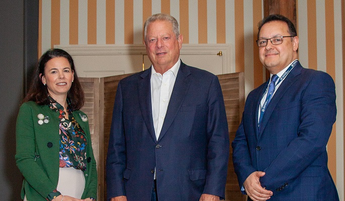 Christiana Riley, Al Gore and Salman Mahdi