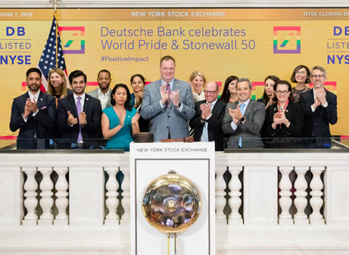 db Pride opening bell