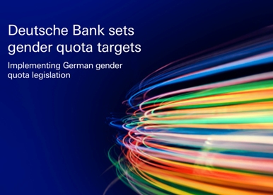 Deutsche Bank sets gender quota targets 