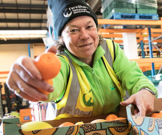 FareShare distributes surplus food