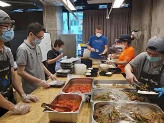 Hong Kong employees at Dignity Kitchen