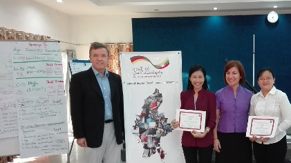 Deutsche Bank staff helping in Myanmar