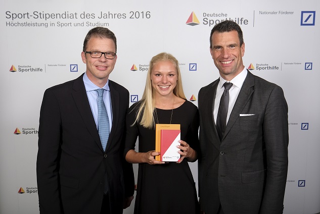 l-r: Christian Sewing, Lisa Mayer and Michael Ilgner