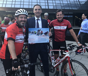 Cycling for charity