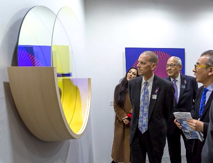 Art Fair Tokyo 2018: Deutsche Bank Japan's Management at the fair