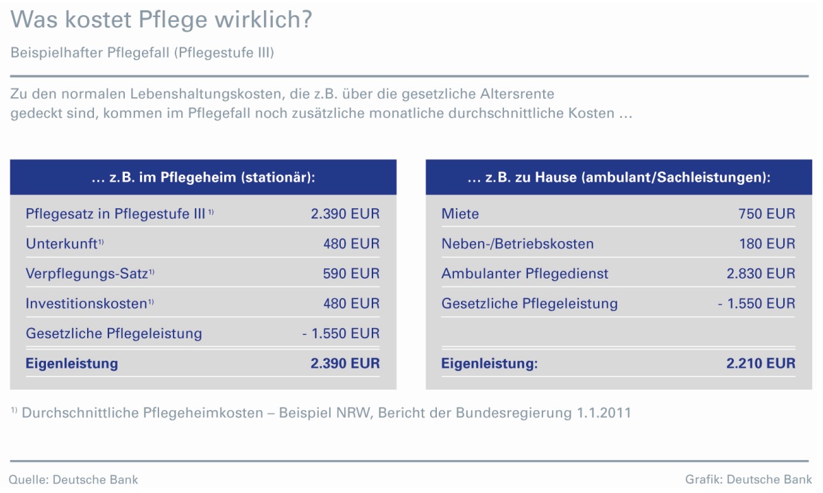 Infografik Pflege