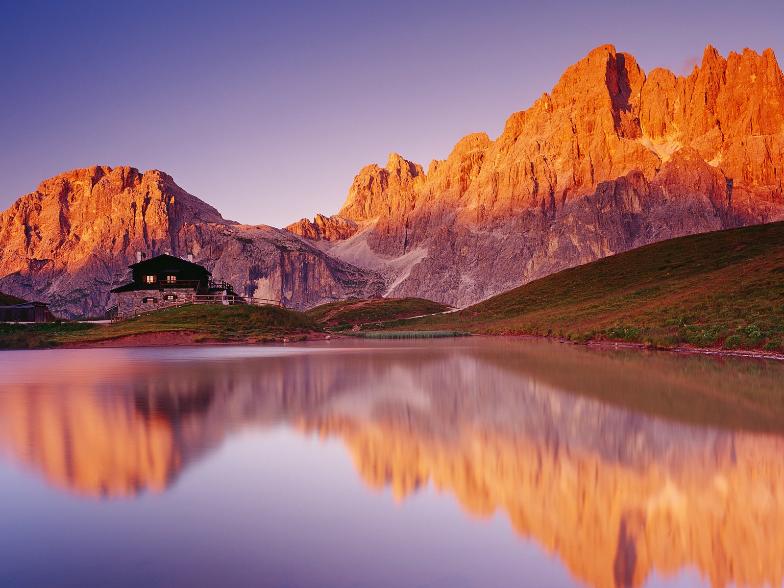 MS windows screensaver windows dolomites